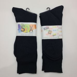 The Six Navy Socks 2 Pairs for Men